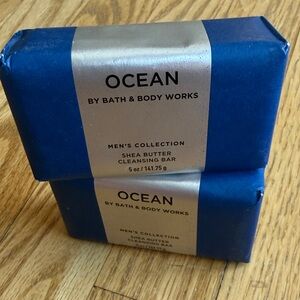Bath & Body Works Ocean Shea Butter Cleansing Bar - Deep Blue NEW